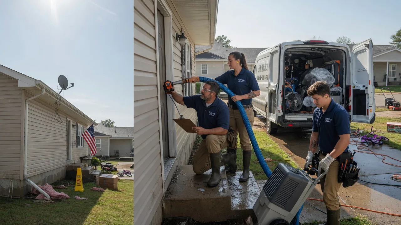 Ceiling Water Damage Restoration in Wilkesville, OH near me